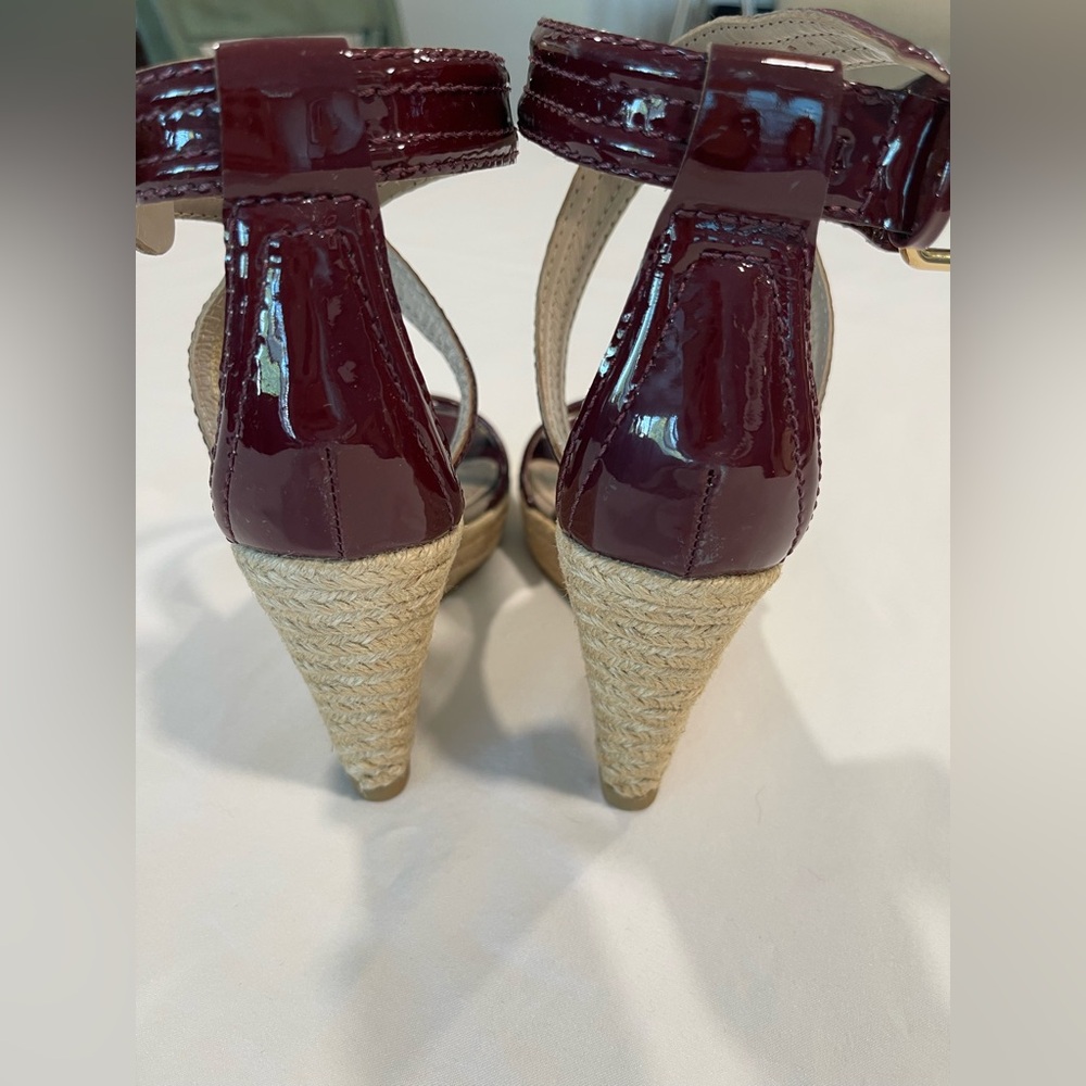 Burberry | Nova Check Espadrilles | 37 | Burgundy - Picture 9 of 11